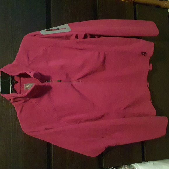 Eddie Bauer Ascent Burgundy 1/4 zip Fleece Pullover - Picture 3 of 3
